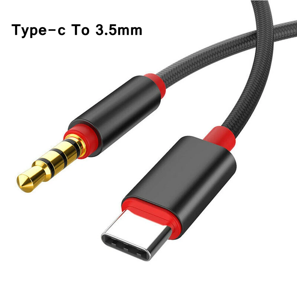 

Type-c To 3.5mm Jack Male Audio Aux Cable Male To USB-C Stereo Adapter Connector For Android PC