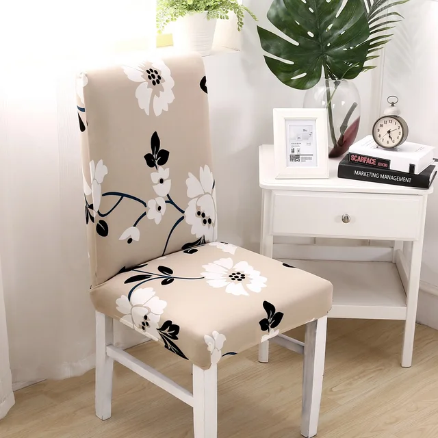 sunnyrain 4 6 pieces polyester elastic chair covers spandex wedding