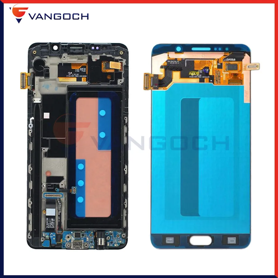 

Super Amoled Original Display For Samsung Galaxy Note 5 N9200 N920G LCD Touch Screen Digitizer Assembly Replacement