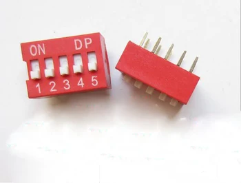 

50PCS/Lot Dial code Toggle switch 5P 5PIN DIP Coding 2.54mm