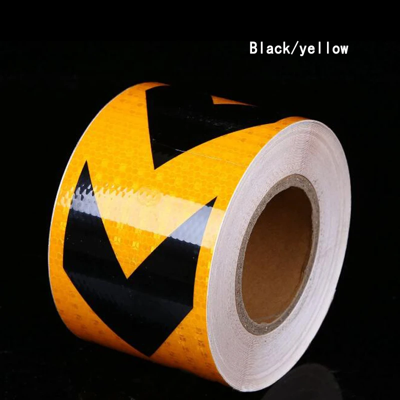 10cm X 5m High quality Safety Reflective Warning Tape Conspicuity Film Sticker Multicolor
