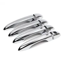Дверные ручки крышки для Jeep Cherokee 2014 2015 2016 2017 ABS Chrome литья отделка рамка с Smart Key