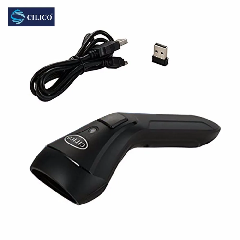 

CILICO CT80 Handheld 2.4GHz Bluetooth Dual Modes Barcode Scanner Wireless 1D/2D QR Reader Wireless USB Scanner
