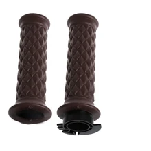 7/" ручки для мотоцикла Бар Руль конец для Кафе Racer Bobber Clubman на заказ коричневый