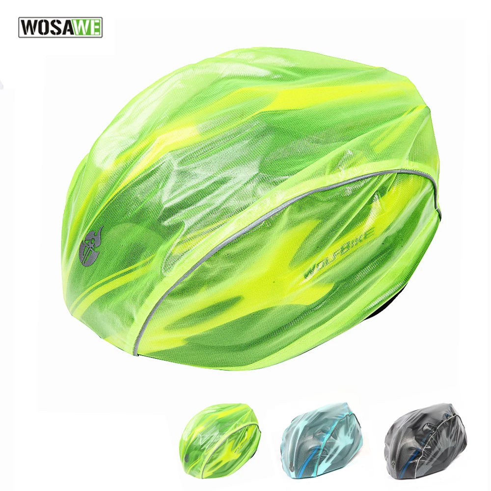 

WOSAWE Summer Windproof Waterproof Bags Dust proof Rain Cover MTB Helmet Cover Bicycle Cycling Helmets Covers Helmet Bag