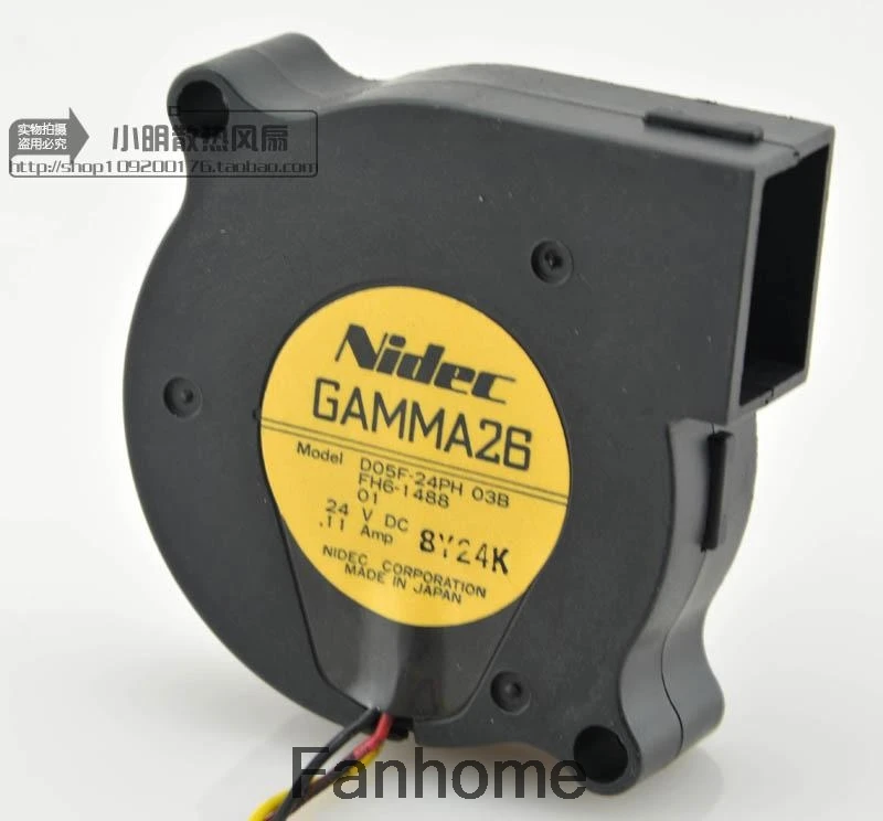 Для подлинного Nissan NIDEC 5 см воздуходувка Turbo 5015 24V 0.11A D05F-24PH 03B | Компьютеры и офис