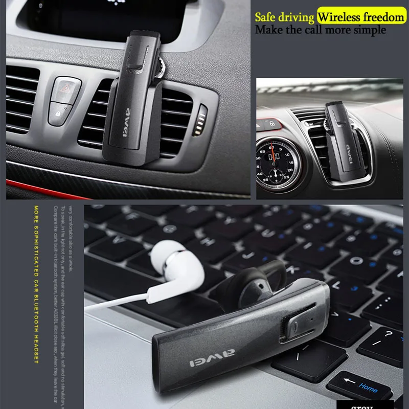 AWEI A833BL Bluetooth наушники Беспроводной стерео гарнитура Hands Free Fone де ouvido Auriculares Ecouteur