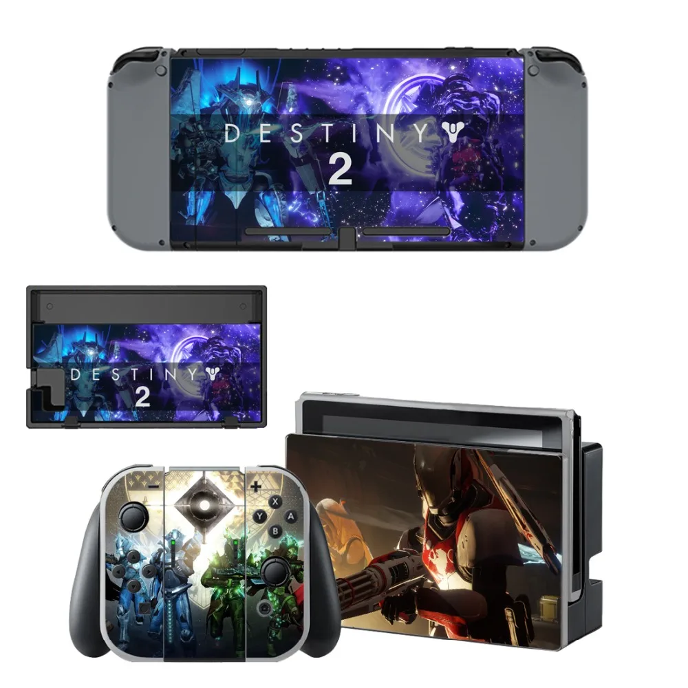

Destiny 2 Vinyl Skin Decal Sticker Wrap for Nintendo Switch Console Joy-Con Dock Skins