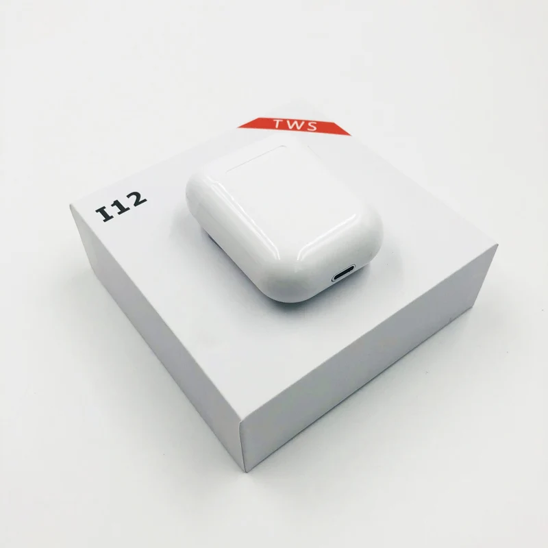 

i12 TWS Touch Control 3D True Wireless Bluetooth 5.0 Earphones Stereo Earbuds tws for iPhone x Samsung All smart phone