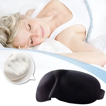 

Sleeping Eye Mask Soft Padded Sleep Travel Shade Cover Rest Relax Sleeping Blindfold Car Mask Car-styling #25