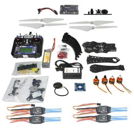 F14893 P Full Set DIY font b RC b font font b Drone b font Quadrocopter