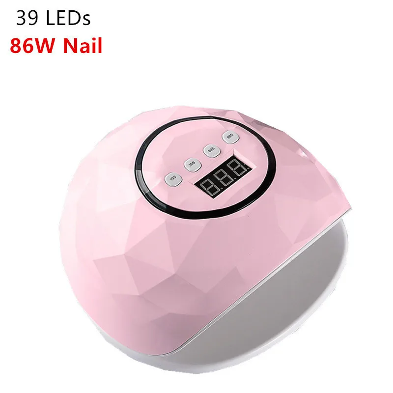 

Pro 86 W UV LED Lamp For Nail Dryer Nail Gel Drying Machine White SUN Light Ice Lamp Fast Dryer Nail Art Tools