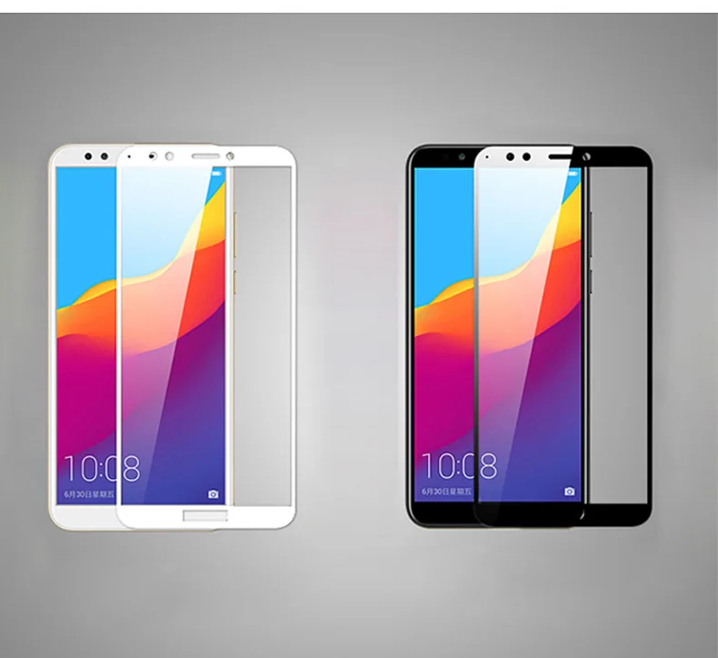 KIYLCZXYCM для huawei Y5 2018 жесткий диск 2.5D 9h Arc край Полный Экран протектор Закаленное
