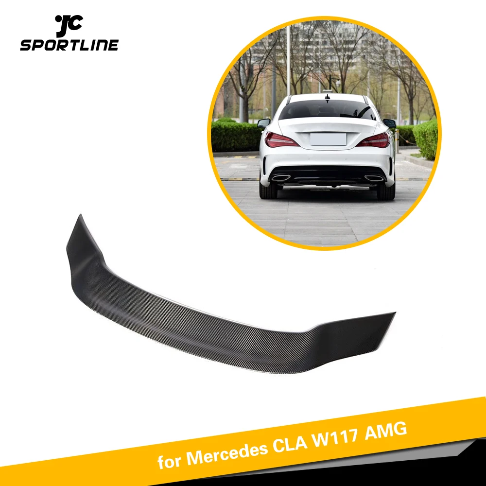 Спойлер на багажник из углеродного волокна для Mercedes Benz CLA Class W117 CLA180 200 250 CLA45 AMG 2013