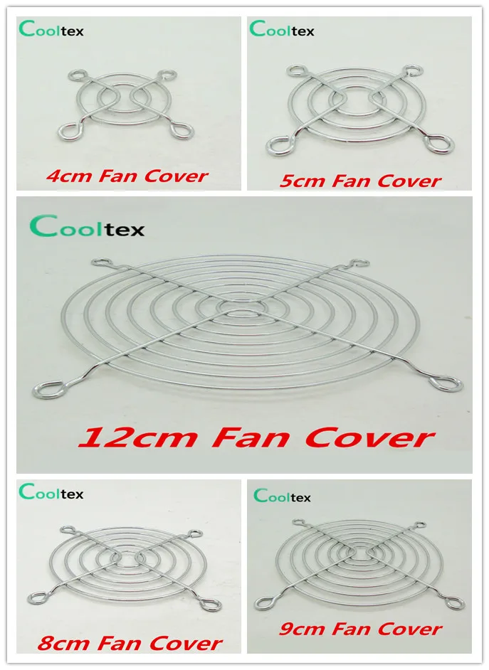 

100% New Fan Cover Shield Iron Net Protection Net Dust Filter Protective Grille For Dc&ac Fans Cooling