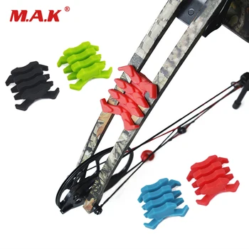 

4 Color 2pcs Compound Bow Stabilizers Rubber Limb Absorbers Vibration Limb Damper for Archery Hunting Shooting