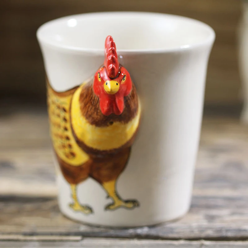 CREATIVE 3D Rooster Mug| Moon Discount