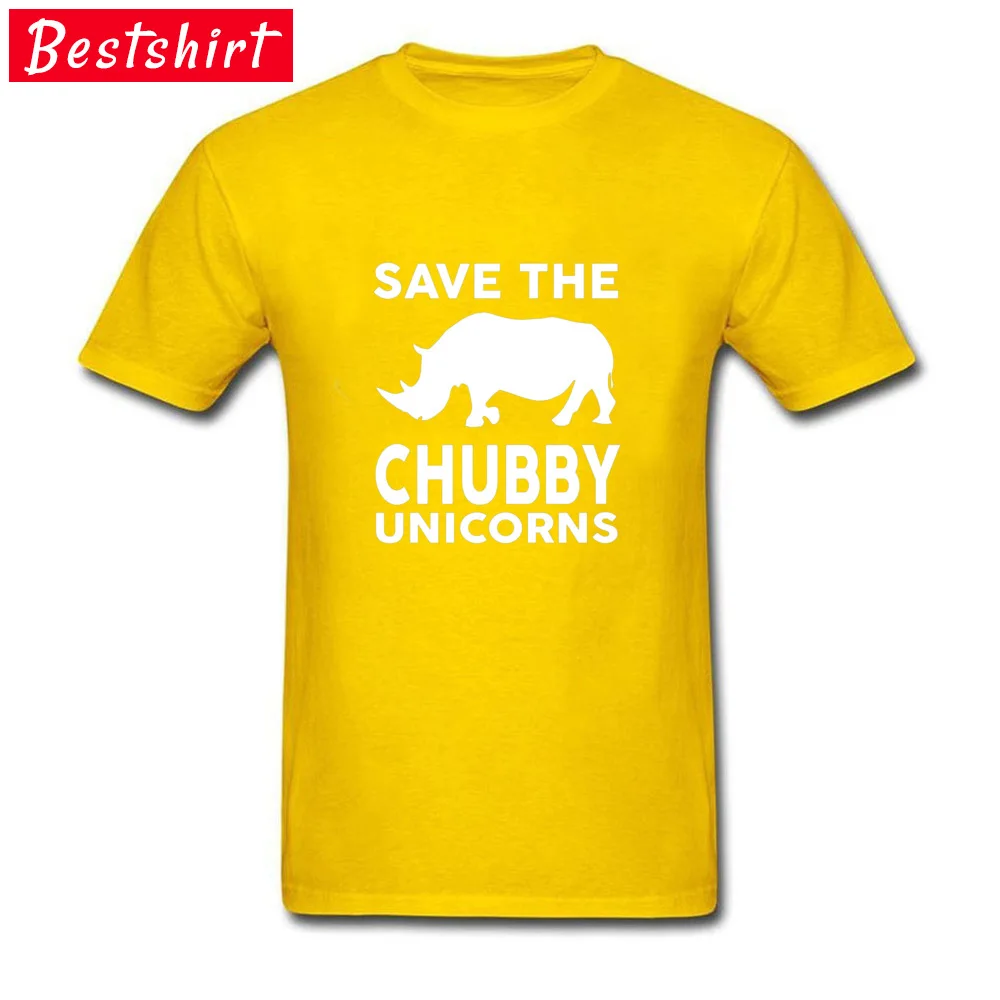 O Neck Save the Chubby Unicorns 612 100% Cotton Youth Top T-shirts Casual Tops Shirt Special Tops & Tees Short Sleeve Save the Chubby Unicorns 612 yellow