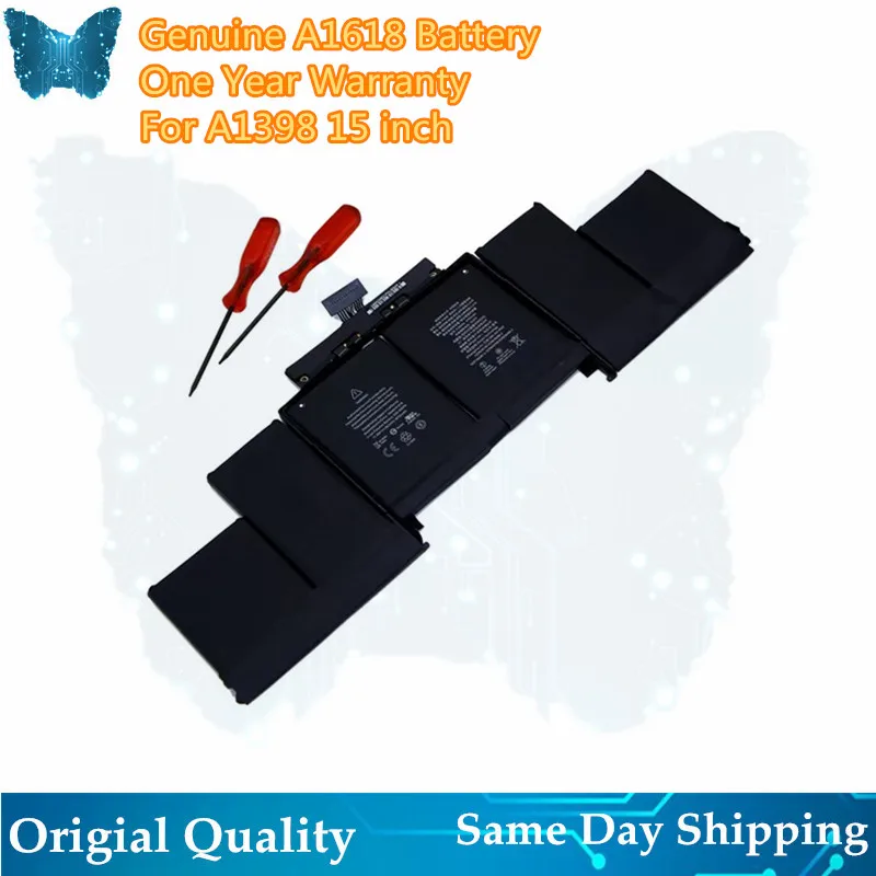 GIAUSA Новый A1618 аккумулятор для APPLE MACBOOK PRO 15 дюймов A1398 2015 YEAER 99.5wh|Аккумуляторы
