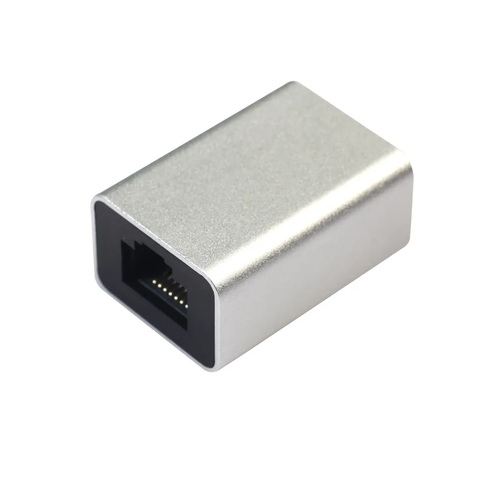Алюминий сплав Cat6 RJ45 8P8C сетевой разъем в он-лайн муфта Женский UL, TIA/EIA 568-C.2 проверенный 56