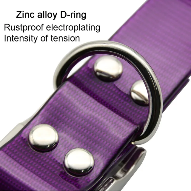 Petshop Dog collar TPU+Nylon waterproof deodorant Resistant dirt Easy clean collars 7 Colors for small big dog accessories 3