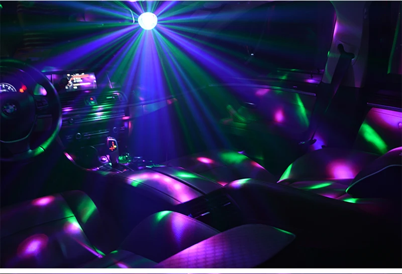 Iluminação para o Carro Casamento ao ar Luz de Discoteca Sololandor Bola Casa Livre Festa dj Estágio Lâmpada Projectorwith Remoto Base Ajustável 5v Usb 11 Cheap Efeito de Iluminação de palco