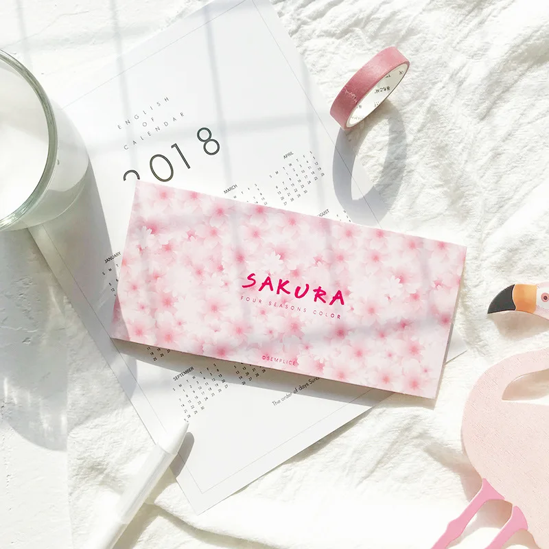 Sakura Blue Sky Silva Leafage блокнот закладка для заметок школьные офисные принадлежности