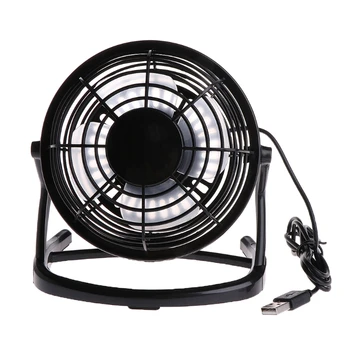 

Notebook Laptop Computer Portable Super Mute PC USB Cooler Desk Mini Fan Black H