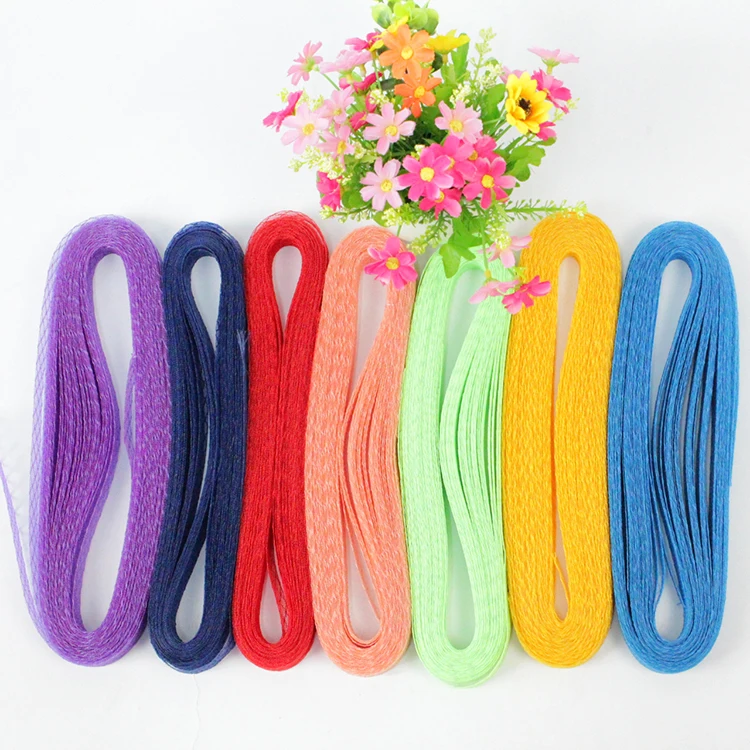 

1'' (2.5cm) wide Crinoline / horsehair mesh ribbon/braid for use in making hats, fascinator and craft 100yard 30# colors