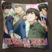 Suef Аниме Манга Super Lovers аниме двухсторонний чехол диванная подушка 144