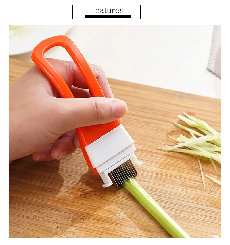 Кухонный нож Shred Инструменты ломтик столовые приборы новейший дизайн острый лук нож для овощерезки многофункциональный нож острый скальон
