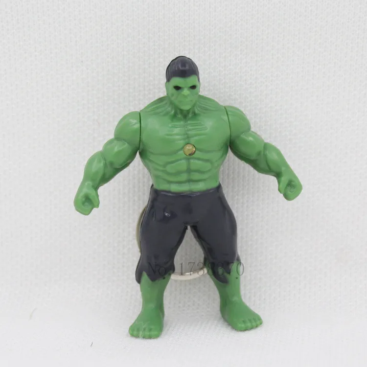 

1PCS Superhero Hulk Doll Toy Movie LED Light Sound The Avengers Hulk Keychain Action Figure Novelty Toys Kids Gifts