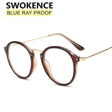 SWOKENCE синий светильник защитные очки для женщин и мужчин без диоптрий анти-излучения очки элегантные анти-излучения очки F192