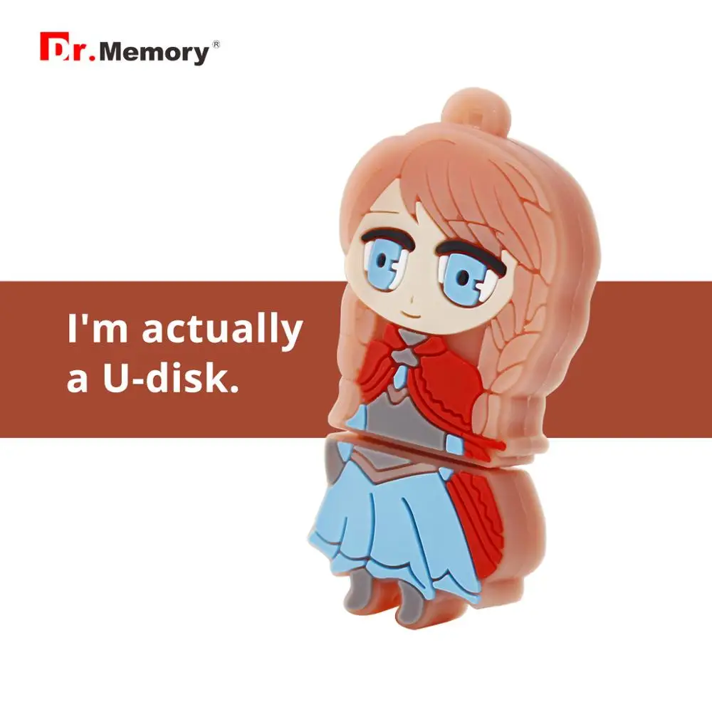 

Cartoon USB Flash Drive Anna Elsa Olaf Pen Drive Princess 4GB 8GB 16GB 64GB Memory Stick 128GB Usb Flash Drive Cute Gift