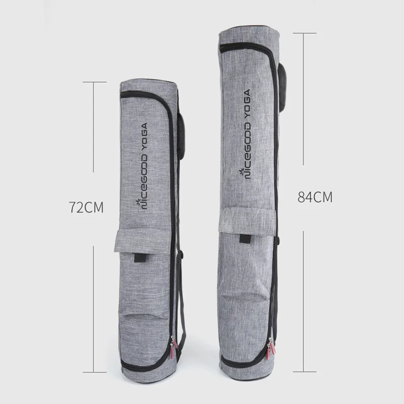 Yoga Bag Double Zipper Waterproof Multifunction Pocket Yoga Mat Bag Dance Mat Package Sports Knapsack Fitness Backpack Mat Case