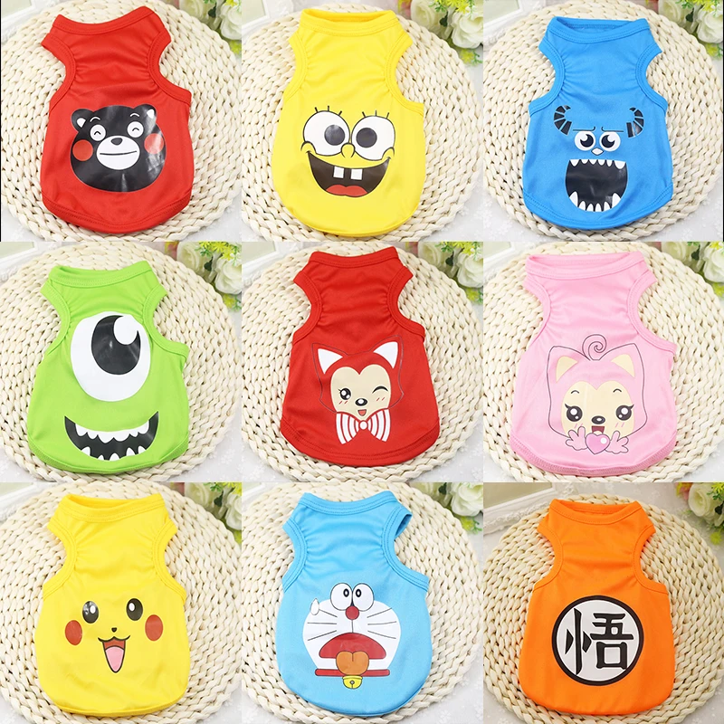 

Sports Dog Vest Cat Shirt Pet Clothing Summer Cotton Sweatshirt Football Chihuahua Tshirt Puppy Vest Yorkshire Terrier Clothes