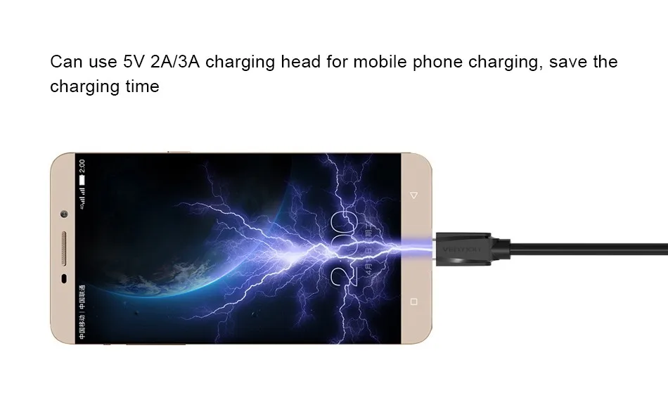 Vention USB 3,0 usb type-C 3,1 кабель для передачи данных USB C кабель для быстрой зарядки для Xiaomi OnePlus 2 Nexus 6P 5X ZUK Z1 Z2 Mabook