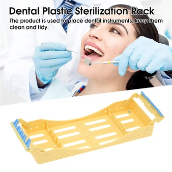 

Dental Sterilization Rack Plastic Sterilization Box Dental Autoclave Cassette File Burs Disinfection Holder Dental Tool
