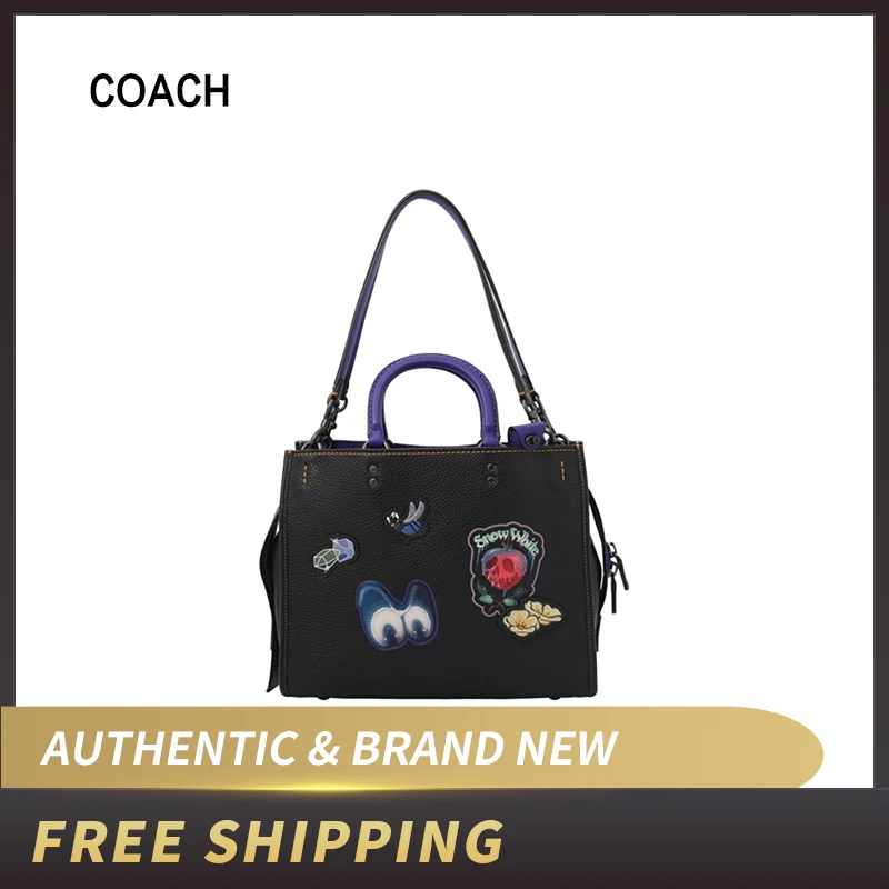 

COACH Leather Satchel Tote Bag32793/46811