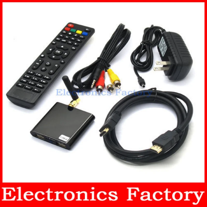 Android 4.04 HDMI 1080 P Full Hd Mini X Cortex TV box ПК Локальной Сети media Player Игры Видео Плеер Wi-Fi Карты
