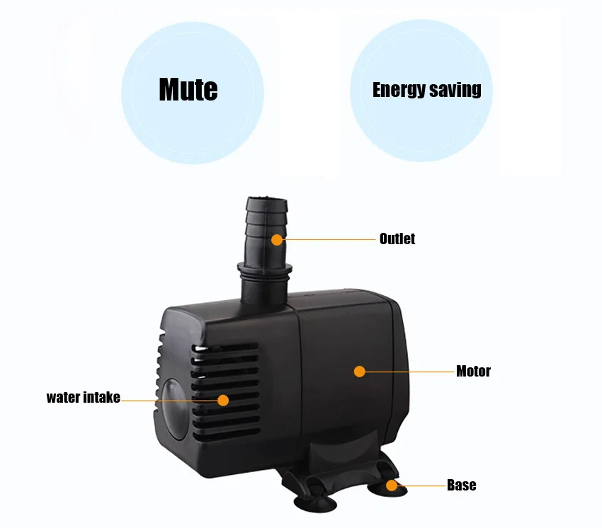 Super mute submersible pump Landscape garden fountains submersible pump