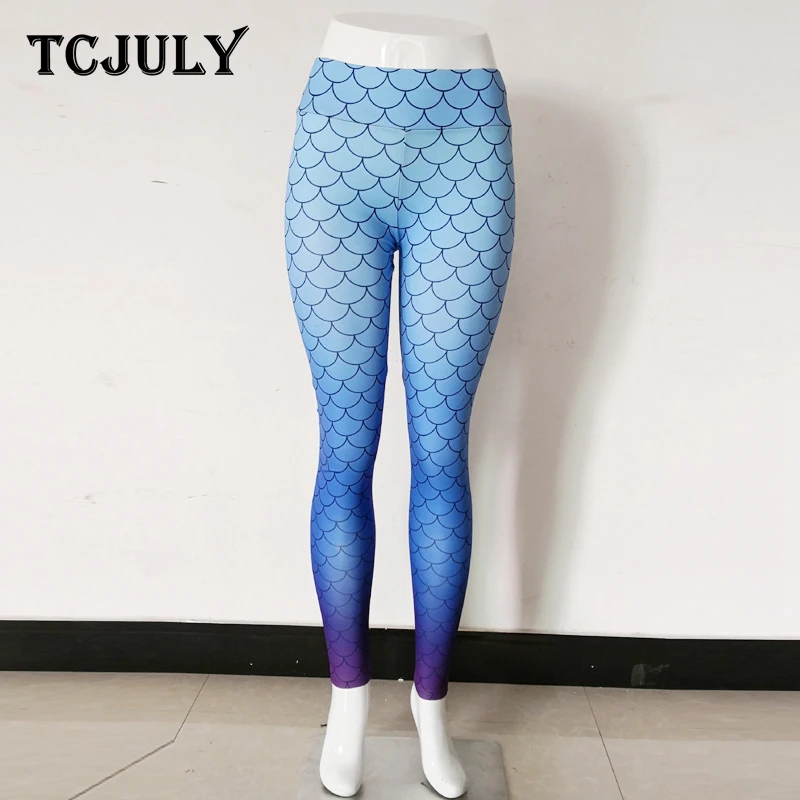 TCJULY, дизайн, сексуальные леггинсы «русалка», пуш-ап, высокая талия, штаны для тренировок, быстросохнущие, тонкие, эластичные, для фитнеса, женские леггинсы