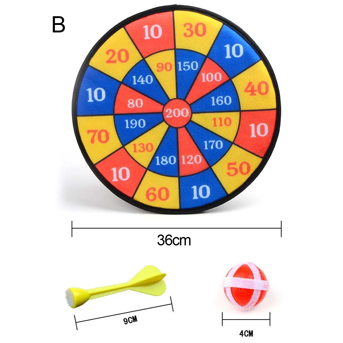 Sports Toys Fabric Dart Board Set Kid Ball Target Game For Children Security Toy Gifts New