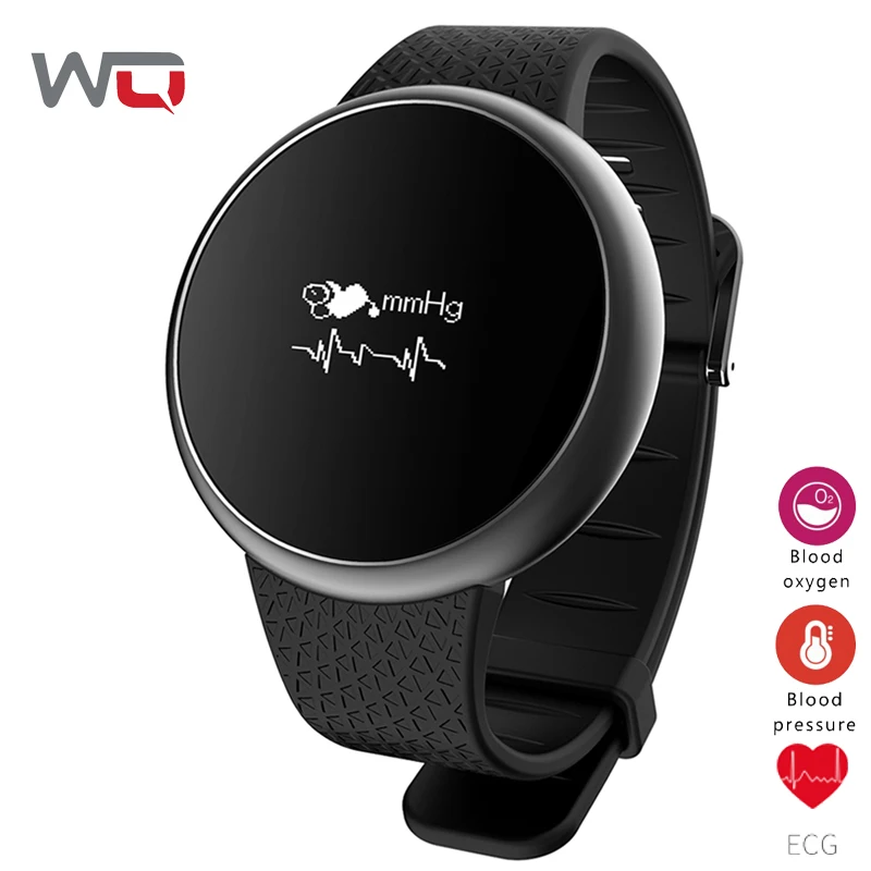 WQ A98 умный браслет для женщин 0 66 &quotOLED экран кровяное давление часы фитнес трекер
