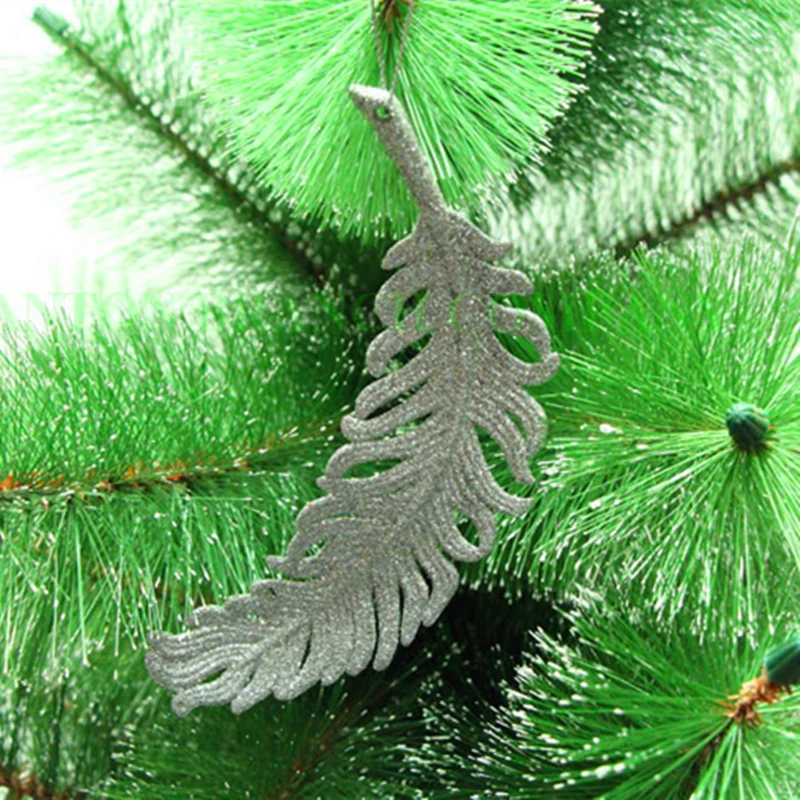 

Christmas tree decorations supplies five colors powder quality Christmas tree accessories Christmas leafs decoration for party