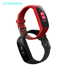 Красочные смарт-браслет Фитнес браслет монитор сердечного ритма группа актив-ности следить шагомер крови Давление для iPhone 5S 5C 5 SE
