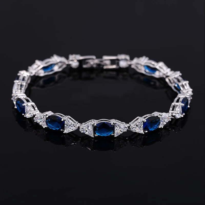 blue wedding bracelet