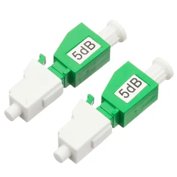 

5PCS LC/APC Singlemode Fixed Fiber Optical Attenuator 3,5,10,15db, LC/APC Male LC/APC Female Mechanical Fixed Attenuator