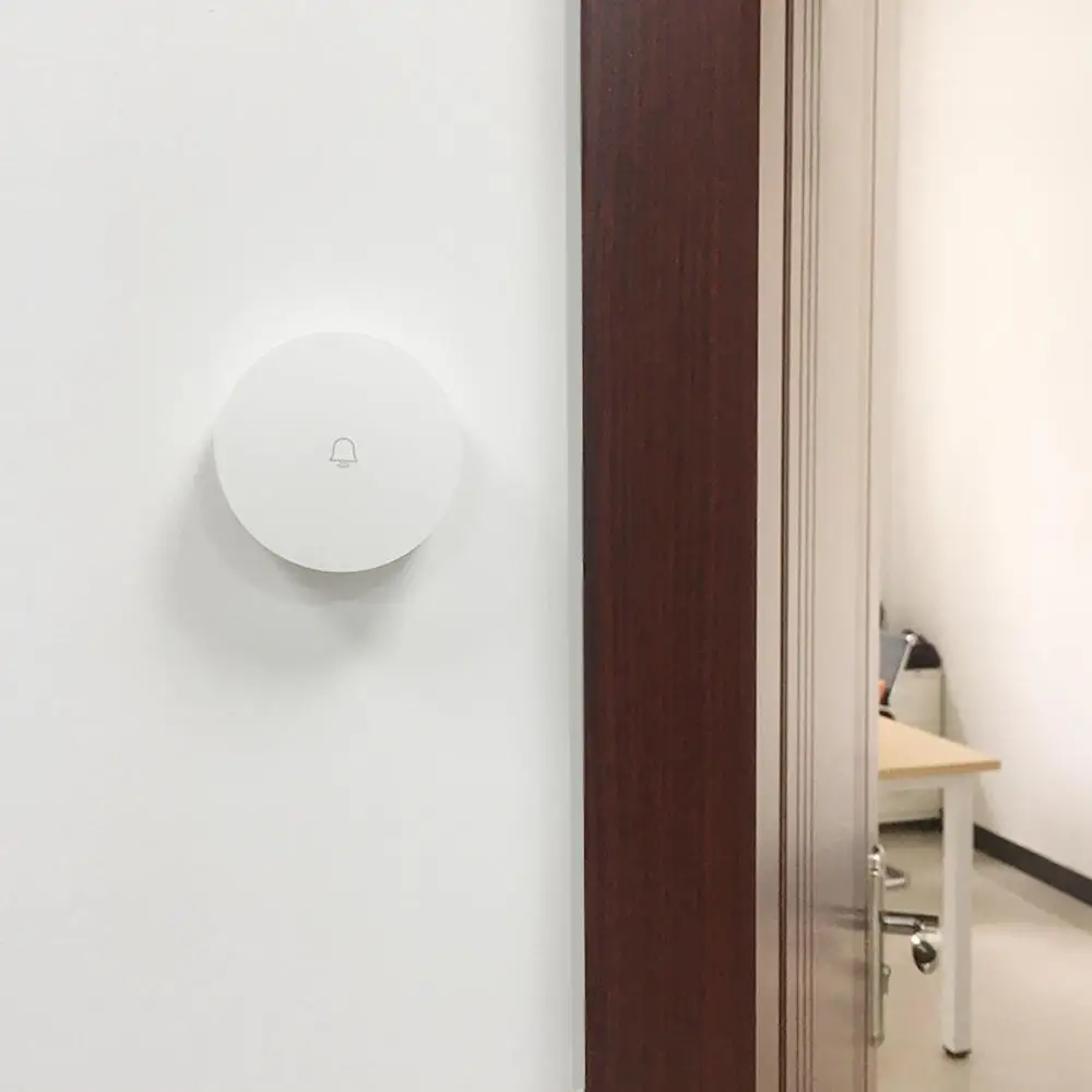 Беспроводной дверной звонок Linptech самообеспечивающийся умный с функцией памяти Wi