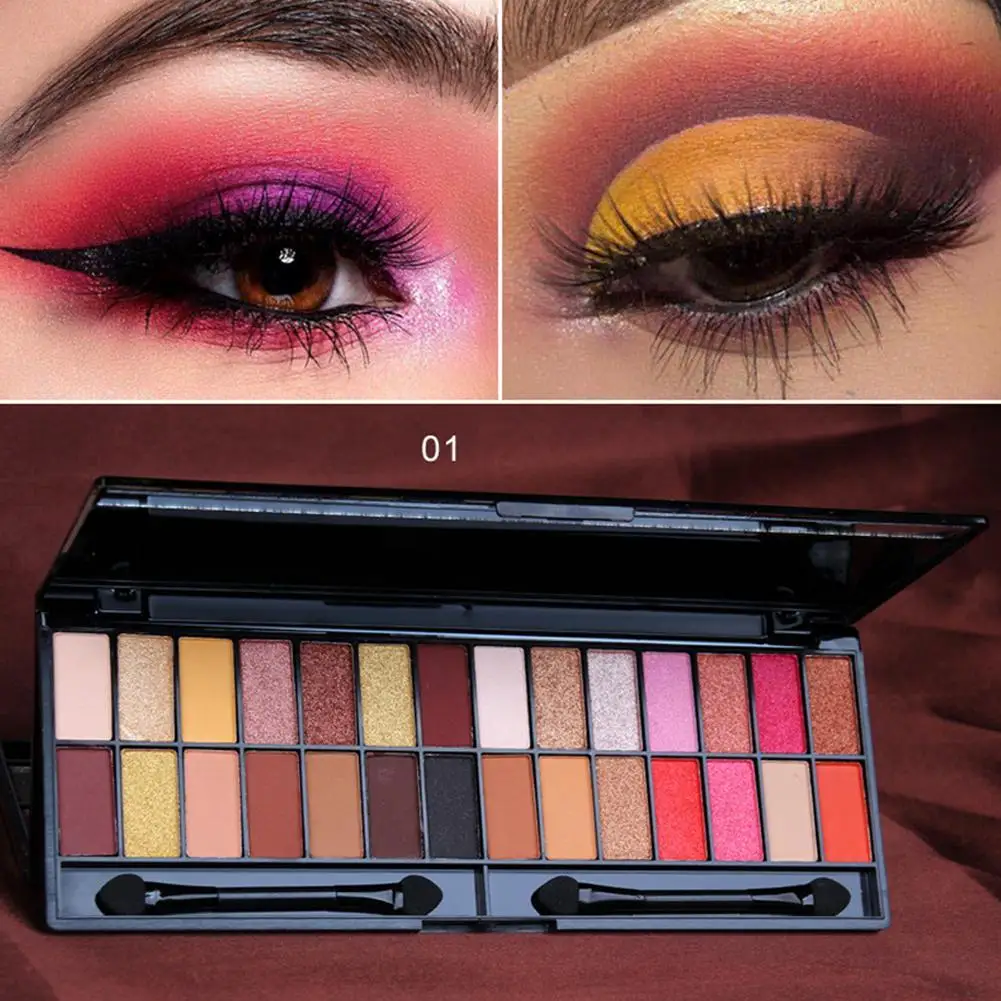 28 colors glitter eyeshadow pallette for beauty makeup Korea Cosmetic Long-lasting Diamond shimmer Pigmented Eye shdow Brush
